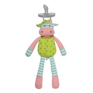 Apple Park G.O.T.S. Certified Organic Pacifier Holder Belle Cow‎
